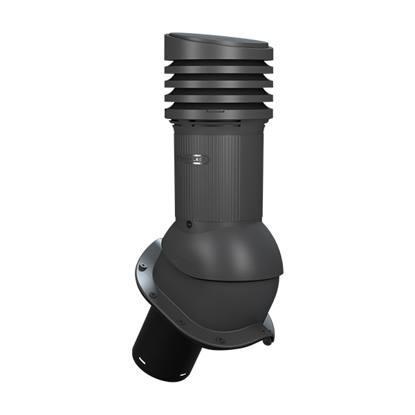 PERFEKTA EVO ventilācijas izvads NEIZOLĒTS 125d - Antracīts